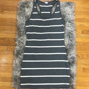 Garage Grey Stripe Bodycon Dress